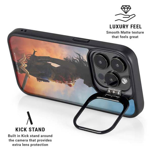 DC Comics Wonder Woman Movie Poster Stance Pose iPhone 16 Pro Kickstand Case